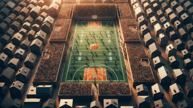 How Many Basketball Courts Fit in a Football Field?