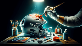 How to Paint a Football Helmet