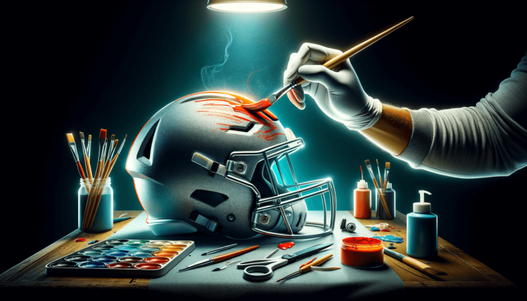 How to Paint a Football Helmet